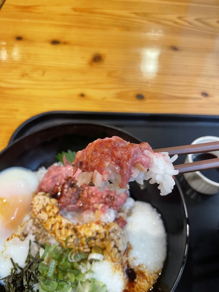 いきいき村 馬トロ丼