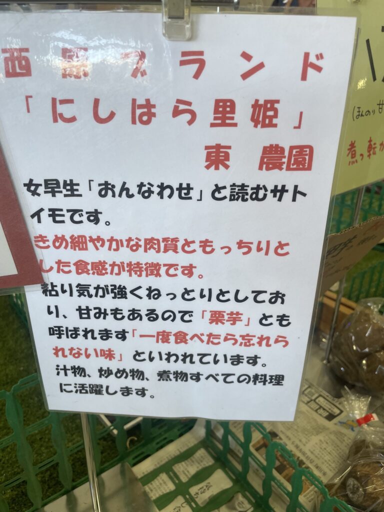 俵山交流館 萌えの里　里芋