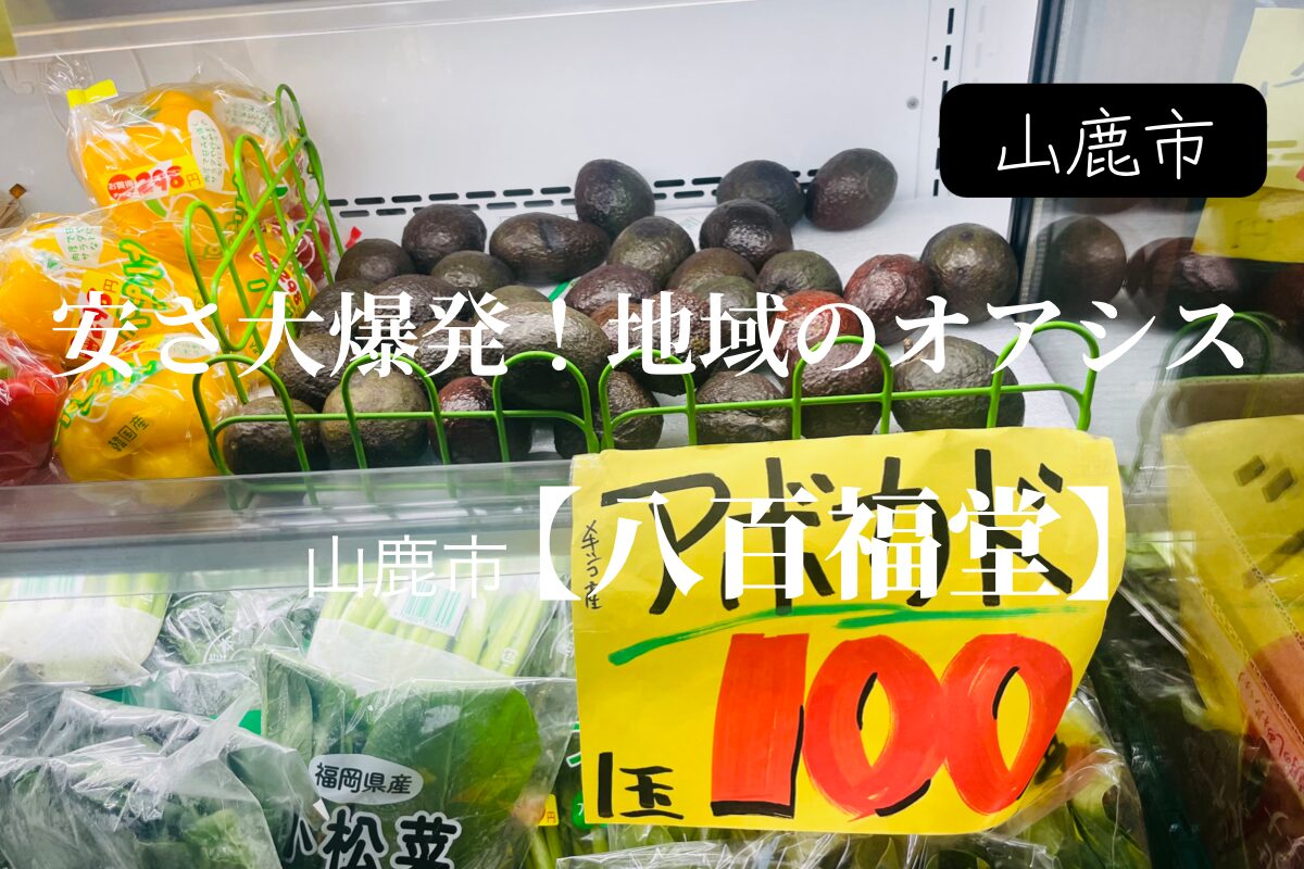 安さ大爆発！地域のオアシス【八百福堂】